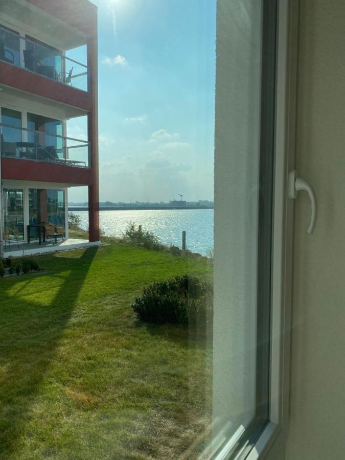 Lounge Maritime Direkt Am Meer, Strand Fusslaeufig Erreichbar, Barrierefrei Kappeln Luaran gambar